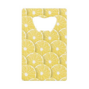 Lemon slices geldbeutel flaschenöffner