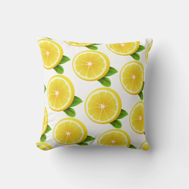 Lemon Slices Pillow Kissen (Vorderseite)