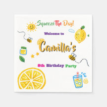 Lemon Sommer Thema Kindergeburtstag 
