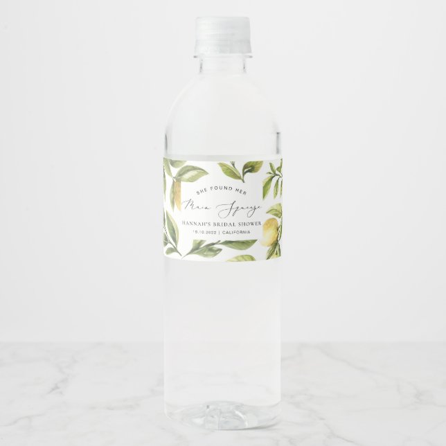 Lemon Sorrento Brautparty (Vorderseite)