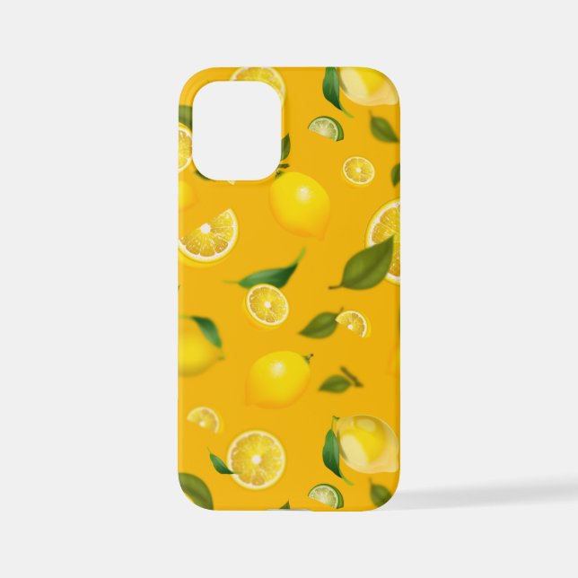 Lemon Sorte 7 iPhone 12 Mini Hülle (Rückseite)