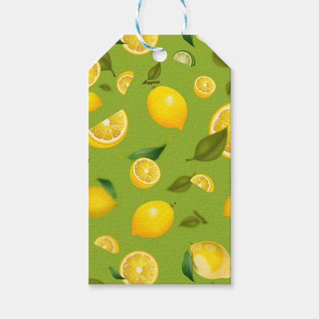 Lemon Sorte 8 Geschenkanhänger (Vorderseite)