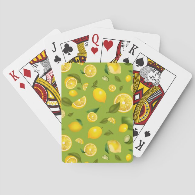 Lemon Sorte 8 Spielkarten (Rückseite)