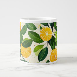 "Lemon Splash Coffee Tasse" Jumbo-Tasse
