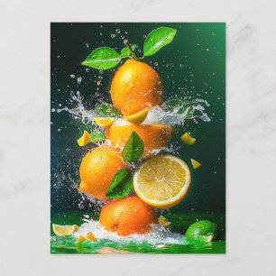 Lemon Splash Postkarte