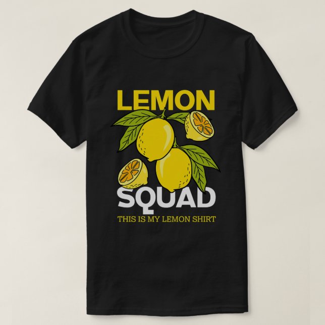 Lemon Squad Lemonade Summer Fruice T-Shirt (Design vorne)