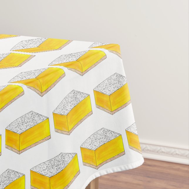 Lemon Square Bar Konditorei Dessert Bake Sale Bäck Tischdecke (Beispiel)
