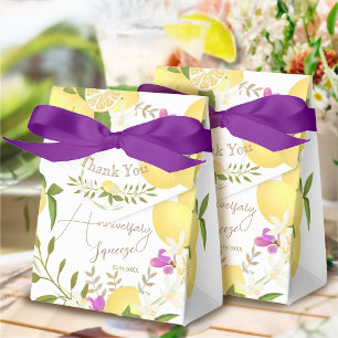 Lemon Squeeze Hochzeitstag Danke Geschenkschachtel