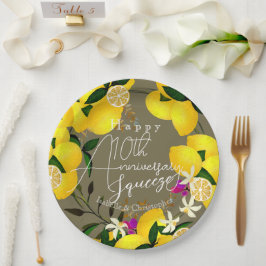 Lemon Squeeze Pappteller