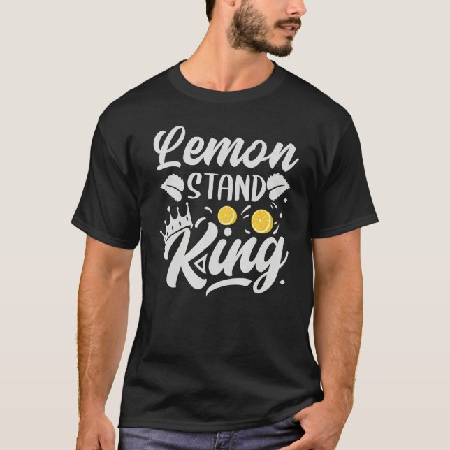 Lemon Stand King  Lemonade Summer  Son  Nephew T-Shirt (Vorderseite)