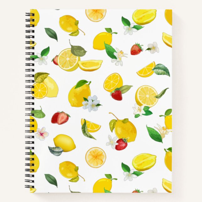 Lemon & Strawberry 2 Notizbuch (Vorderseite)
