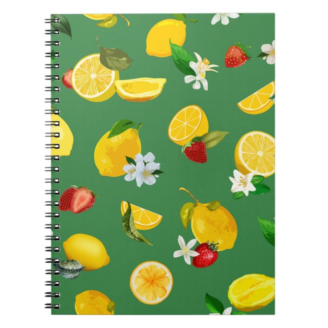 Lemon & Strawberry 4 Notizblock (Vorderseite)