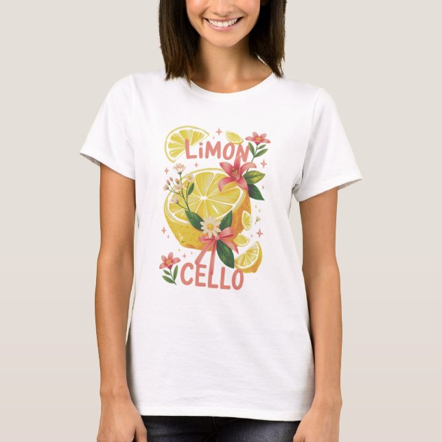 Lemon Summer Limoncello - Fresh & Fun Design for S T-Shirt (Vorderseite)