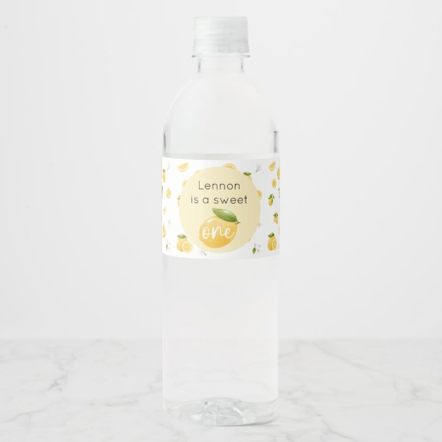Lemon Sweet One 1. Geburtstag (Vorderseite)