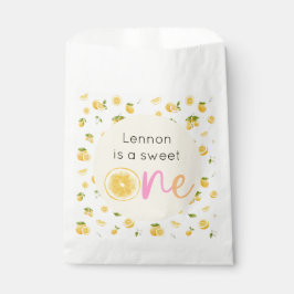 Lemon Sweet One Geburtstag Geschenktütchen