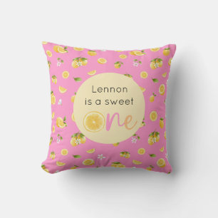 Lemon Sweet One Geburtstag Kissen