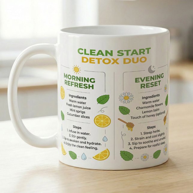 Lemon Tea Reset Duo Morning & Night Recipe Kaffeetasse (Von Creator hochgeladen)