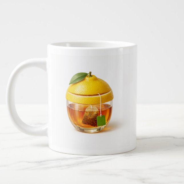 Lemon tea Specialty Mug - Minimal kitchen design  Jumbo-Tasse (Links)
