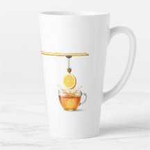 Lemon Tea Under Construction – 17oz Latte Mug