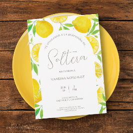Lemon Theme Bridal Dusche Einladung in Spanisch