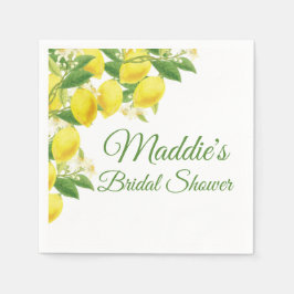 Lemon Theme Personalisiert Napkin Serviette