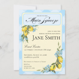 Lemon Themed Bridal Shower Invitation Einladung