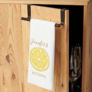 Lemon Themed Personalisiert Kitetücher Geschirrtuch