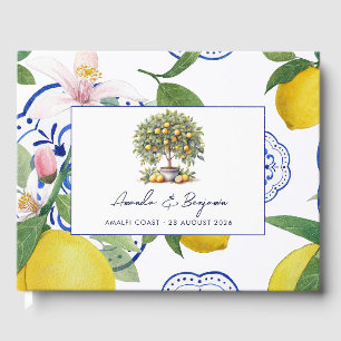 Lemon Tiles Italian La Dolce Vita Hochzeit Gästebuch