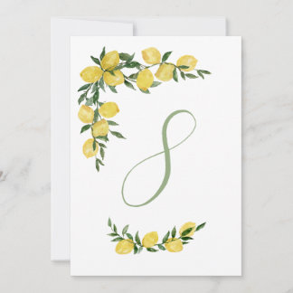 Lemon Tischnummer Eight