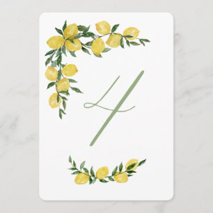 Lemon Tischnummer Four