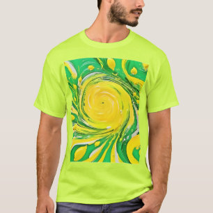 Lemon Tornado Design T-Shirt
