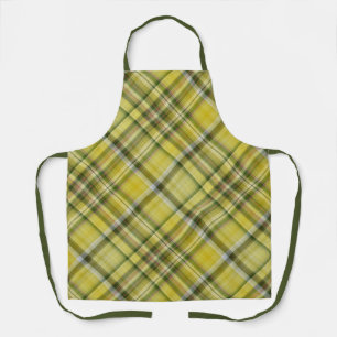 Lemon Tree Gelb und Grün Plaid Schürze