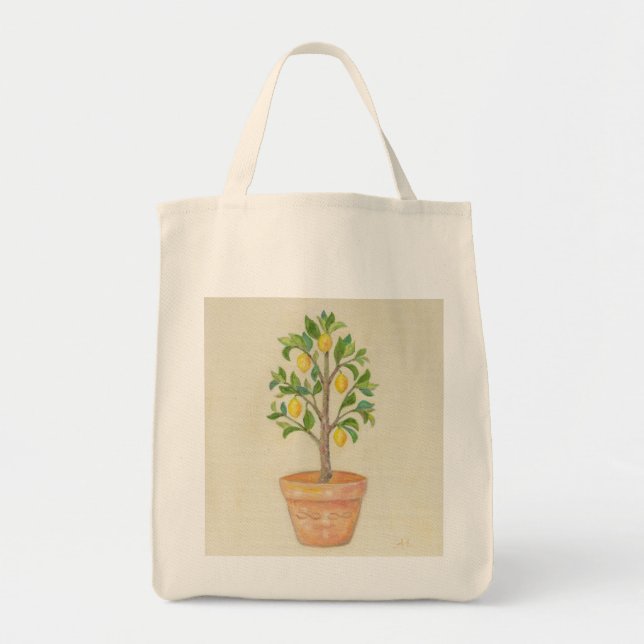 Lemon Tree Grocery Bag Tragetasche (Vorne)
