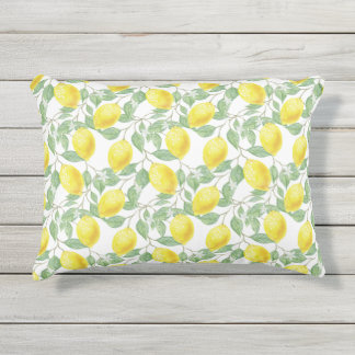 Lemon Tree Pattern Kissen Für Draußen