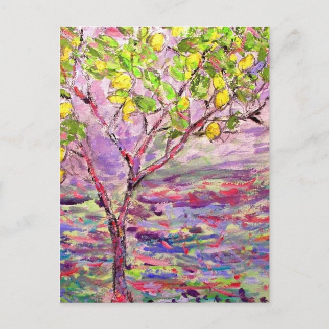 Lemon Tree Zen Postkarte (Vorderseite)