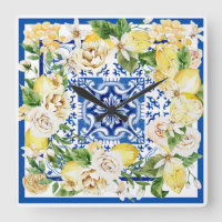 Lemon und Blume im Sommer im Mittelmeer   
