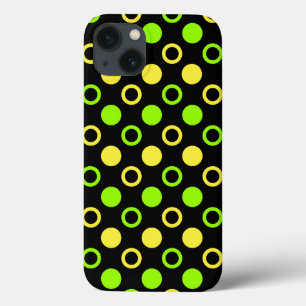 Lemon und Limone Ringe und Polka Dots von ST. Aylo Case-Mate iPhone Hülle