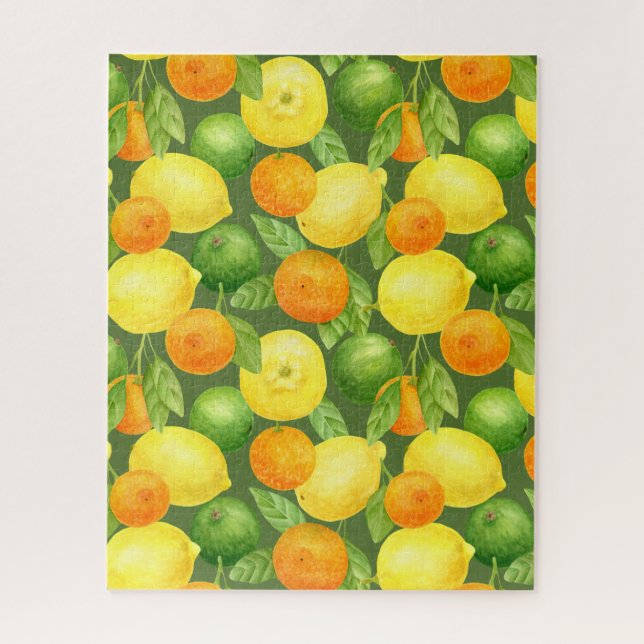 Lemon und Orange Citrus Grove (Vertikal)