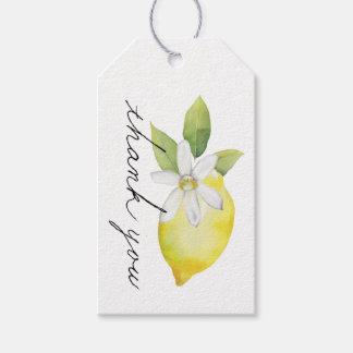 Lemon Vielen Dank für Ihr Geschenk Tag Geschenkanhänger