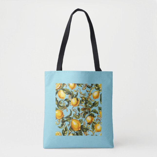 Lemon & Vine Scroll Tasche (Vorderseite)