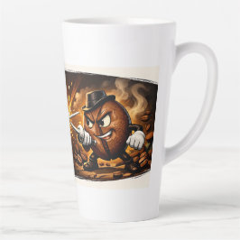Lemon vs Coffee Duel Mug,Large Latte Mug, 503 ml   Milchtasse