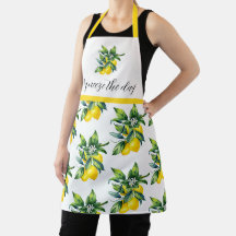 Lemon Watercolor Yellow Citrus