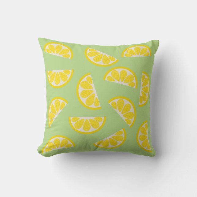 Lemon Wedges Pillow Kissen (Vorderseite)