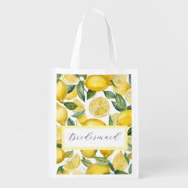 Lemon Wiederverwendbare Einkaufstasche