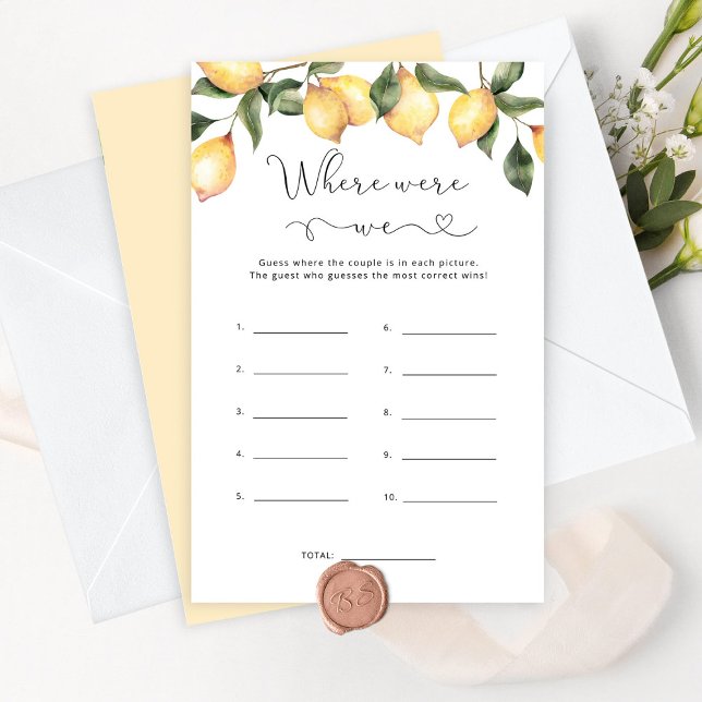 Lemon Wo waren wir Brautparty (Von Creator hochgeladen)