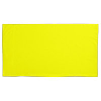 Lemon Yellow King Size Kissen Case Pair