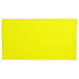 Lemon Yellow King Size Kissen Case Pair Kissenbezug