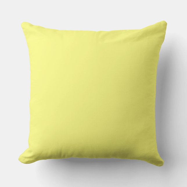 Lemon Yellow Large Kissen (Vorderseite)