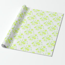 Lemon Yellow Liebe Hört Geschenkpapier