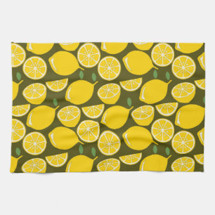Lemon Yellow Modern Fun Niedlich Geschirrtuch